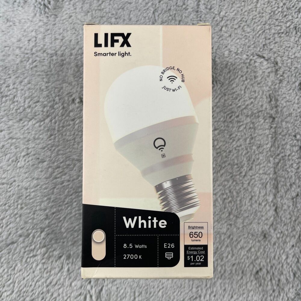 LIFX  Wi-Fi Smart LED Light Bulb Works with Alexa + More 8.5 Watts